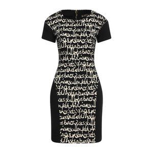 MARANI JEANS short dress with calligraphy print